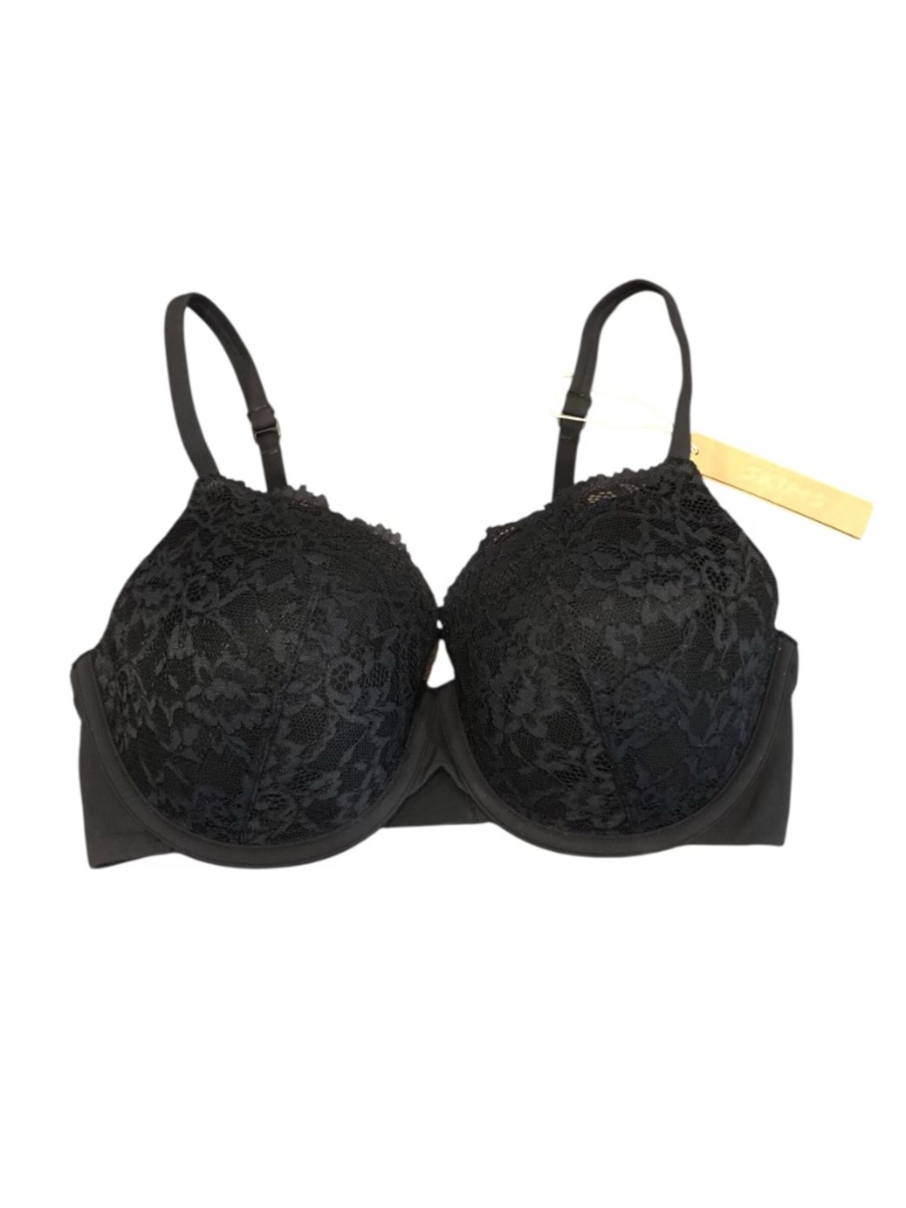 SKIMS Black Lace Underwire Bra - Women's Intimates
